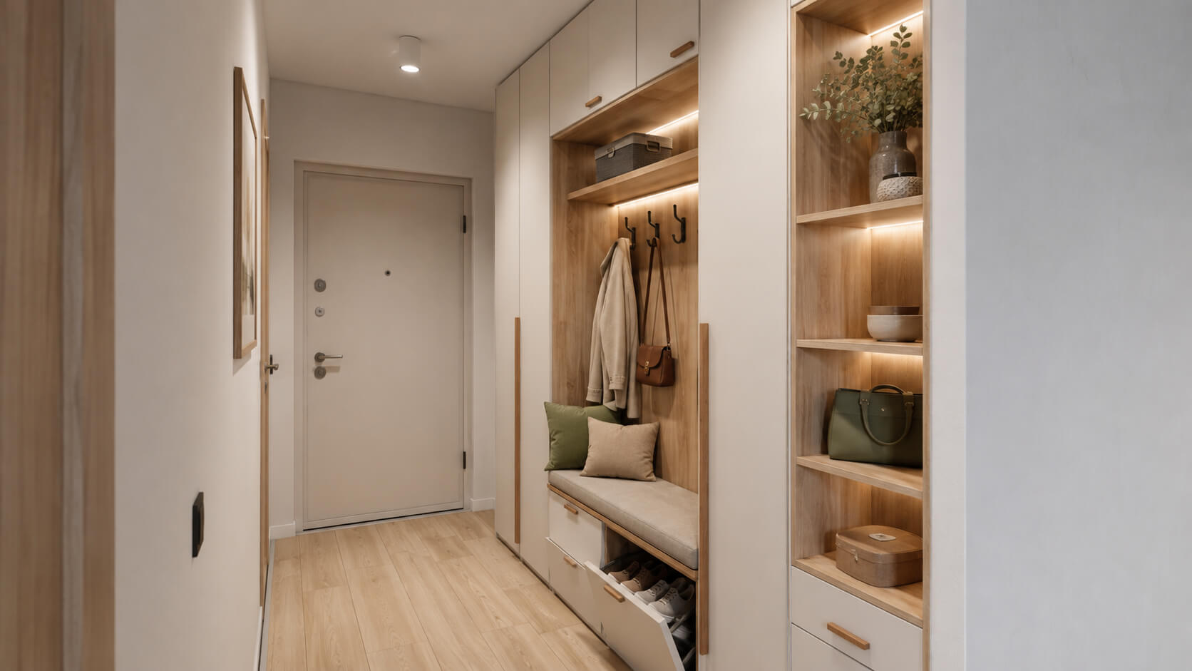 Zabudowa przedpokoju